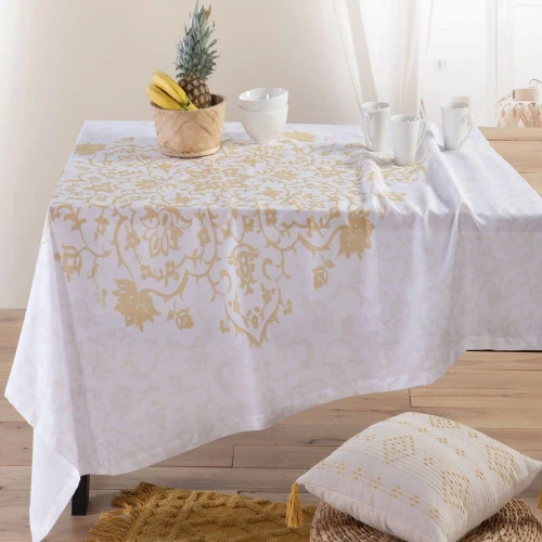 ΤΡΑΠΕΖΟΜΑΝΤΗΛΟ 140x180 (DREAMER YELLOW) - NEF NEF DREAMER YELLOW / 100% ΒΑΜΒΑΚΙ