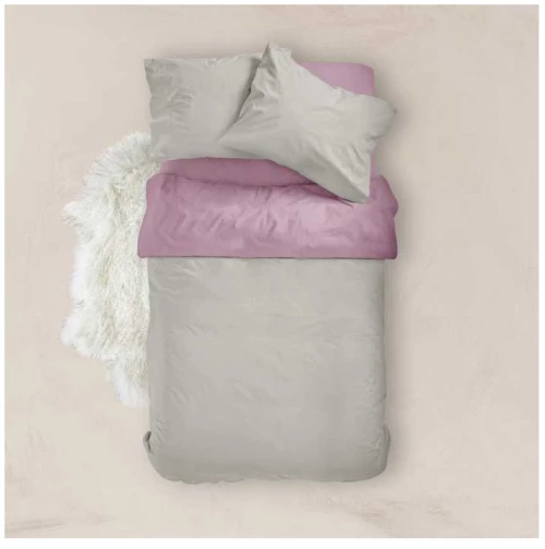 ΠΑΠΛΩΜΑΤΟΘΗΚΗ ΥΠΕΡΔΙΠΛΗ (SOLID ΣΑΠΙΟ ΜΗΛΟ-ΓΚΡΙ) - BOREA HOME SOLID ΣΑΠΙΟ ΜΗΛΟ-ΓΚΡΙ / 100% ΒΑΜΒΑΚΙ