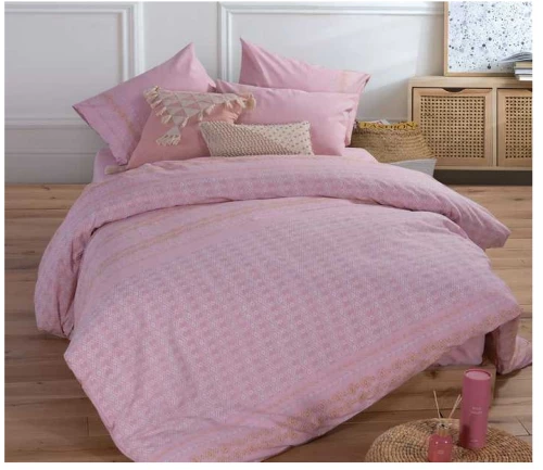 ΣΕΝΤΟΝΙΑ ΜΟΝΑ ΣΕΤ 3ΤΕΜ (ASHER PINK) - NEF NEF ASHER PINK / 100% ΒΑΜΒΑΚΙ