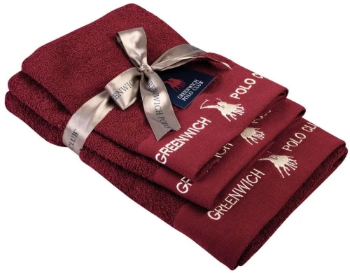ΠΕΤΣΕΤΕΣ ΣΕΤ 3ΤΕΜ (2669) - GREENWICH POLO CLUB (DAS HOME) 2669 / 100% ΒΑΜΒΑΚΙ