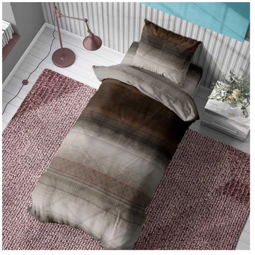 ΠΑΠΛΩΜΑΤΟΘΗΚΗ ΜΟΝΗ (HOR.STRIPES 01) - DIMCOL HOR.STRIPES 01 / 100% ΒΑΜΒΑΚΙ (ΦΑΝΕΛΑ)