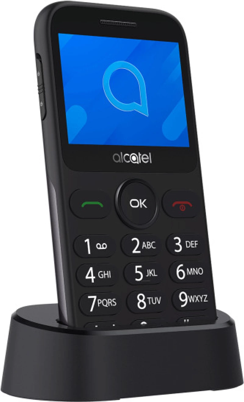 Alcatel 2020X Single SIM Κινητό με Κουμπιά Γκρι