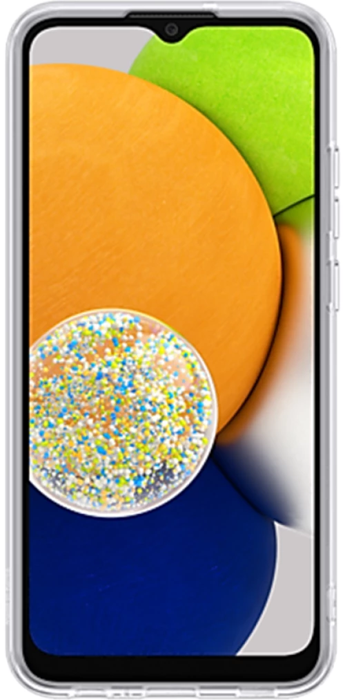 ΘΗΚΗ SAMSUNG A03 A035 6.5" SOFT CLEAR COVER EF-QA036TTEGEU TRANSPARENT PACKING OR Σιλικόνη Διάφανο