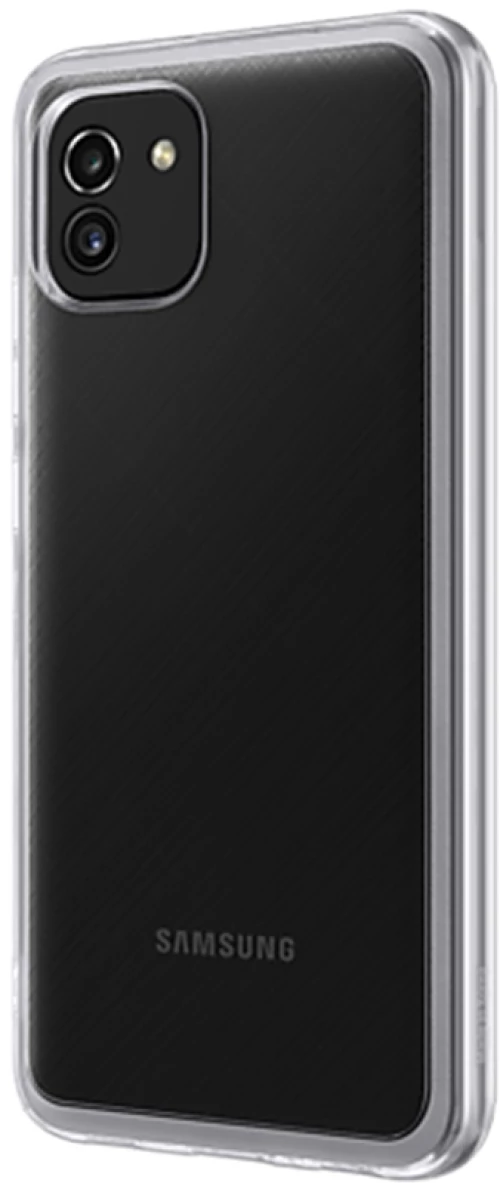 ΘΗΚΗ SAMSUNG A03 A035 6.5" SOFT CLEAR COVER EF-QA036TTEGEU TRANSPARENT PACKING OR Σιλικόνη Διάφανο
