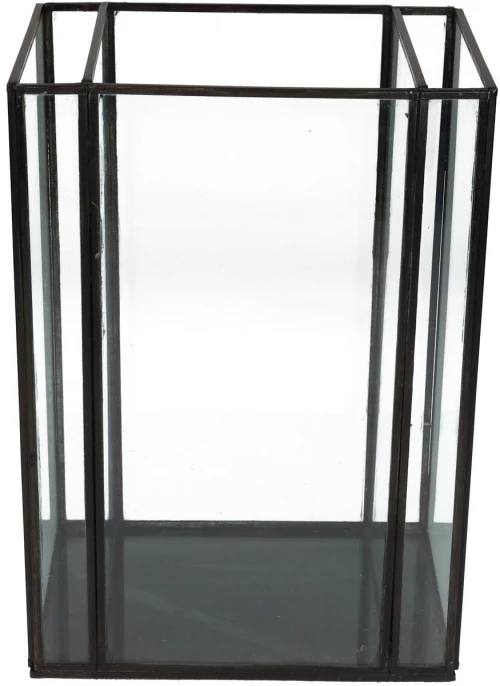 Κηροπήγιο Μαύρο Μέταλλο 18x13x26cm