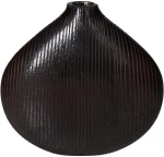 Βάζο Μαύρο Γυαλί 23.5x7x21.5cm