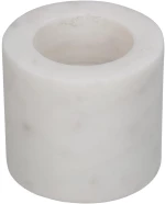 Κηροπήγιο Λευκό Μάρμαρο 6.5x6.5x5.5cm