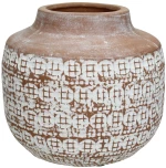 Βάζο Καφέ Τερακότα 22xx22x20cm