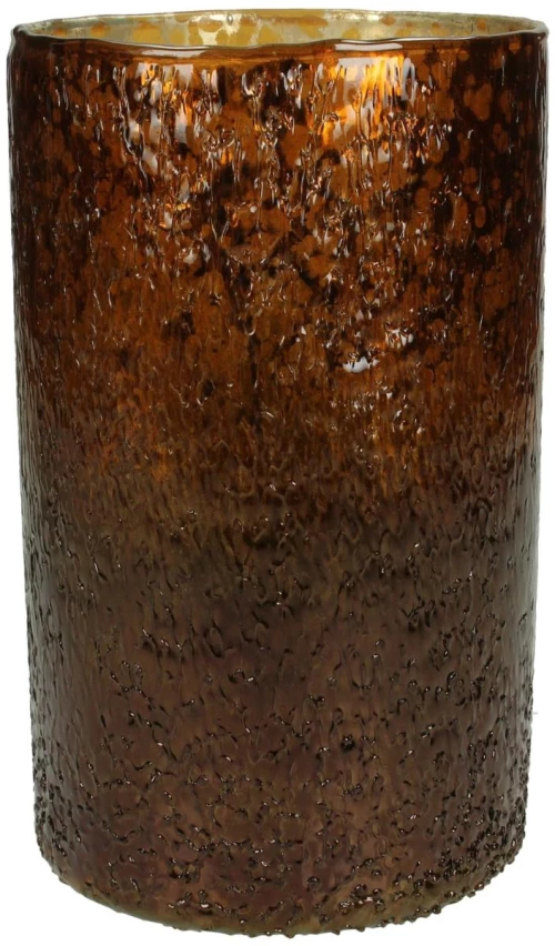 Κηροπήγιο Amber Γυαλί 12x12x20cm