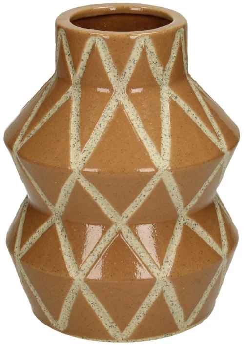 Βάζο Φυσικό Κεραμικό 13.1x13.1x17.1cm