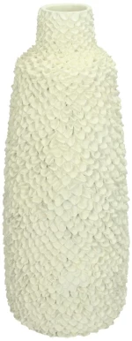 Βάζο Ιβουάρ Polyresin 12.7x12.7x30.7cm