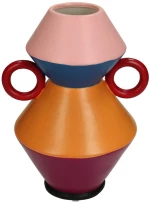 Βάζο Πολύχρωμο Πορσελάνη 15.7x13.8x21.3cm