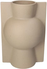 Βάζο Μπεζ Κεραμικό 20x18x28.5cm