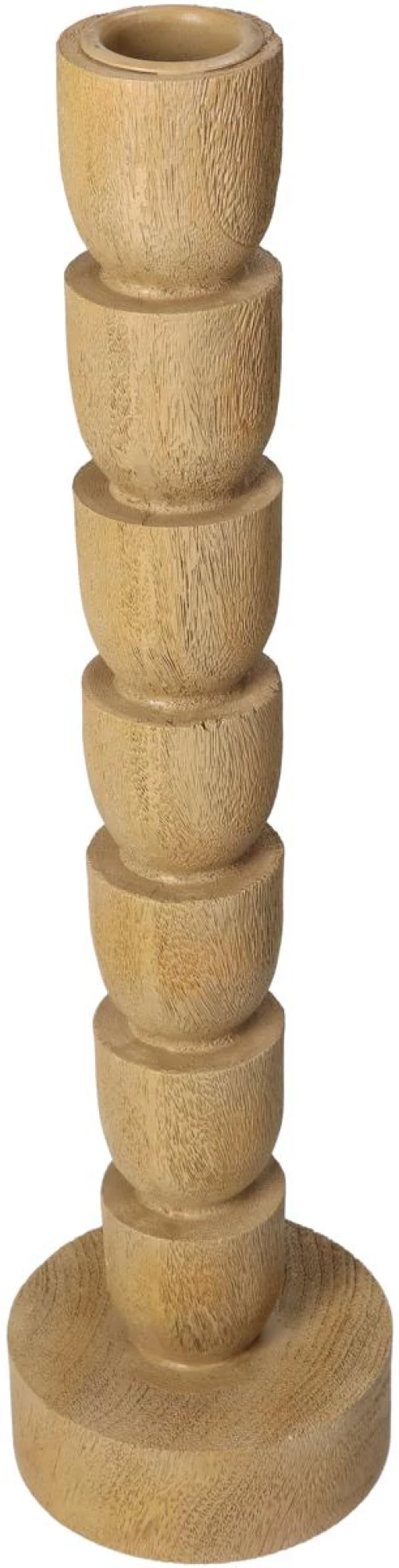 Κηροπήγιο Φυσικό Polyresin 8x8x30cm
