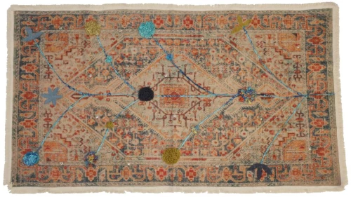 Χαλί Vintage Πολύχρωμο Βαμβακερό 80x150cm