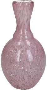 Βάζο Ροζ Γυαλί 12x12x23cm