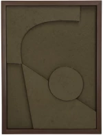 Διακοσμητικό Τοίχου Πράσινο Χαρτί 30x3x40cm