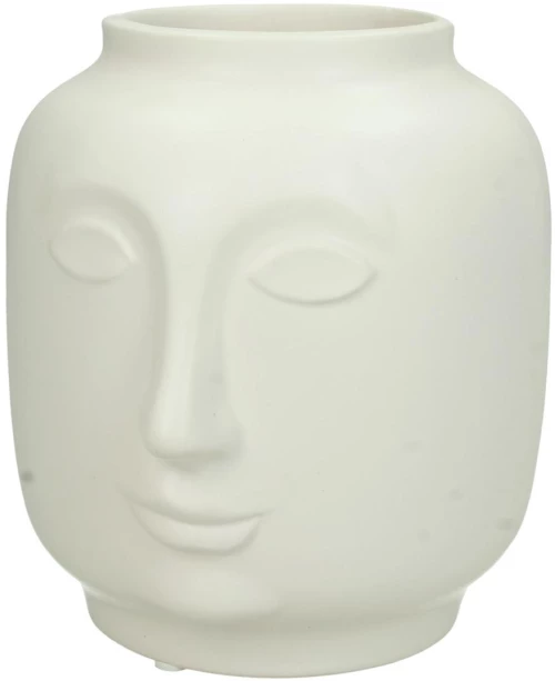 Βάζο Λευκό Κεραμικό 14.6x13x14.8cm