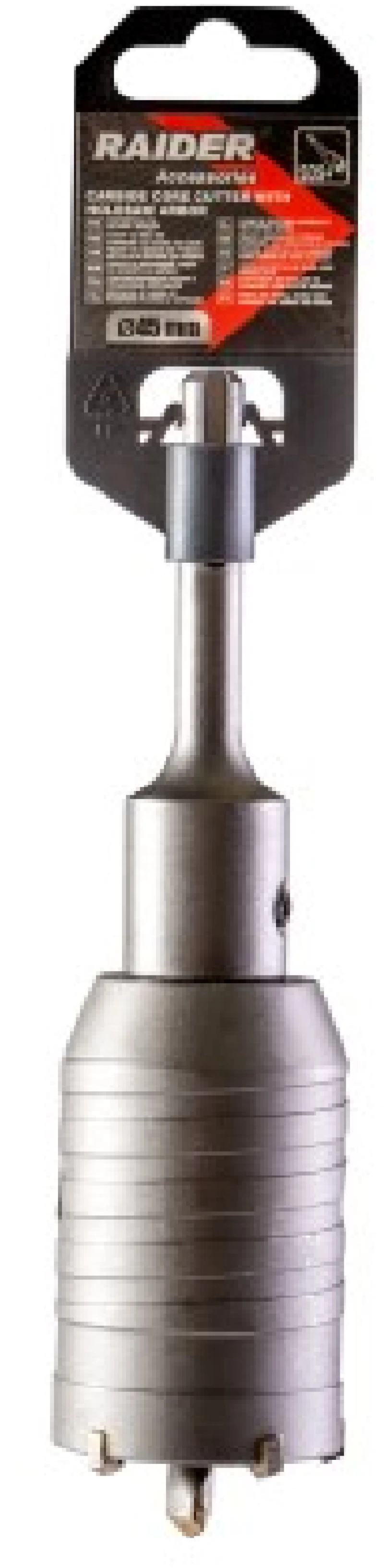 RAIDER ΠΟΤΗΡΟΚΟΡΩΝΑ Φ45mm ΜΕ ΚΕΝΤΡΑΔΟΡΟ SDS-plus 154814