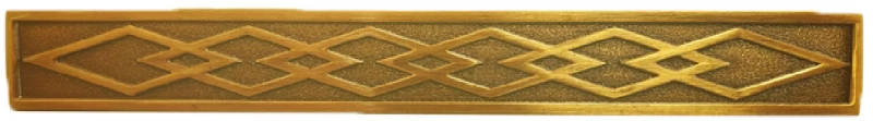 GTC ΠΟΜΟΛΑ ΛΑΒΗ mod. 216 ΡΟΜΒΟΣ BRONZE Κέντρα Βίδας 64mm (6216)