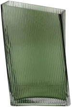 Βάζο Πράσινο Γυαλί 14x9x25cm