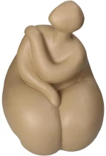 Διακοσμητικό Γυναίκα Μπεζ Τερακότα 29x25.8x35.6cm