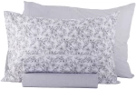 NEF-NEF ΣΕΝΤΟΝΙ ΒΑΜΒ. DARLING  ΣΕΤ ΔΙΠΛΟ 2X(200Χ270)-2Χ(52Χ72) GREY 100% ΒΑΜΒΑΚΙ