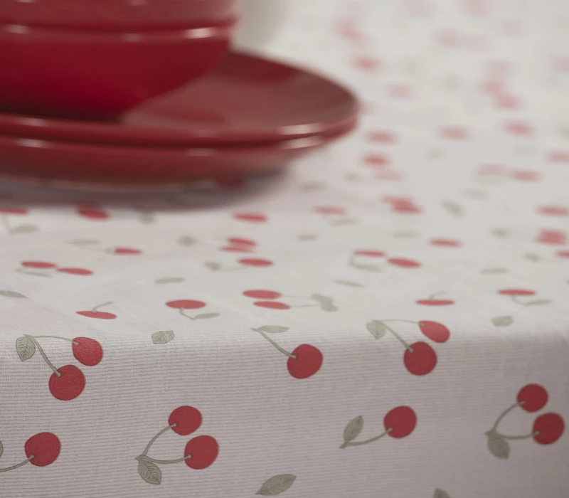 NEF-NEF ΤΡΑΠΕΖΟΜΑΝΤΗΛΟ ΒΑΜΒ.ΑΛΕΚΙΑΣΤΟ CHERRY LOVE 140X240 BEIGE 100%ΒΑΜΒΑΚΙ