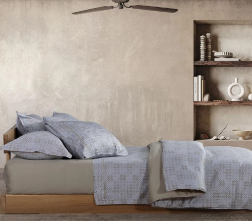 NEF-NEF ΣΕΝΤΟΝΙ ΒΑΜΒ.ROAN ΣΕΤ ΥΠΕΡΔΙΠΛΟ 2X(240Χ270)-2Χ(52Χ72) GREY