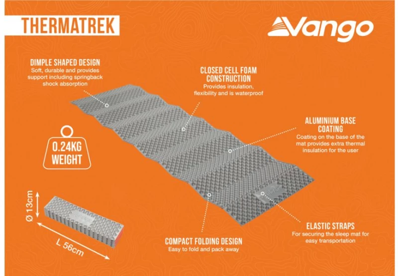 Υπόστρωμα Vango THERMATREK /Orange