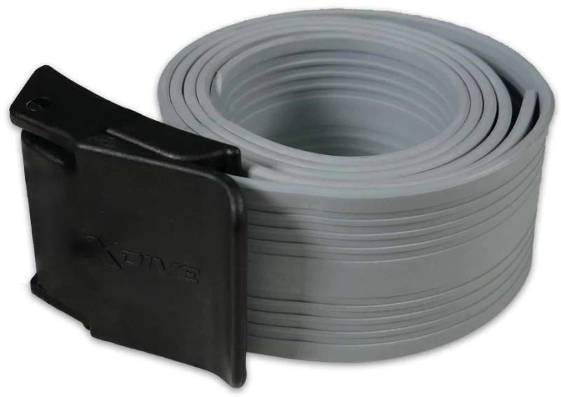 Ζωνη Latex   3mm με Πλαστικη Πορπη Γκρι 65915