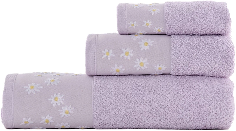NEF-NEF ΠΕΤΣΕΤΑ BAMB. DAISARIO 50X90 LILAC 100% BAMBAKI