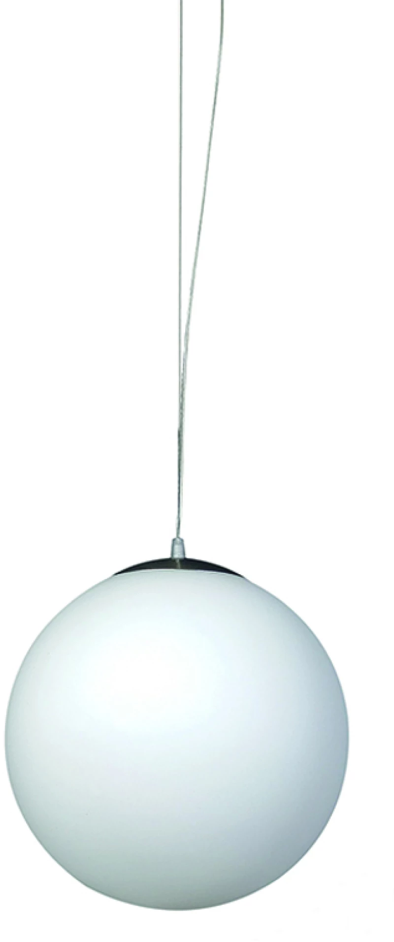 InLight Κρεμαστό φωτιστικό από λευκή οπαλίνα 1XE27 D:30cm 4253-Γ