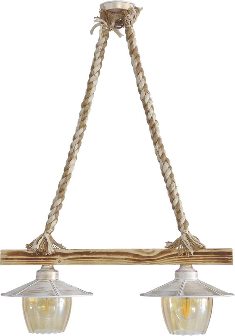 ΜΙΧ-98RAGA 2/L ROPE ΜΙΧ-WH-BR ΚΡΕΜΑΣΤΟ Heronia 31-1132
