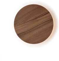 ΕΠΙΤ Φ/Σ LED 15W 3000Κ ΑΠΟΧΡ.ΣΚΟΥΡ ΞΥΛΟΥ MDF ΚΥΚΛ Φ30XH3,6CM ECLIPSE ACA ZM1715LEDWDW