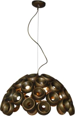HL-3590-Μ DARINA BLACK Φ56 HOMELIGHTING 77-4105