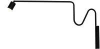 HL-3566-1 AMBER WHITE WALL LAMP HOMELIGHTING 77-3983