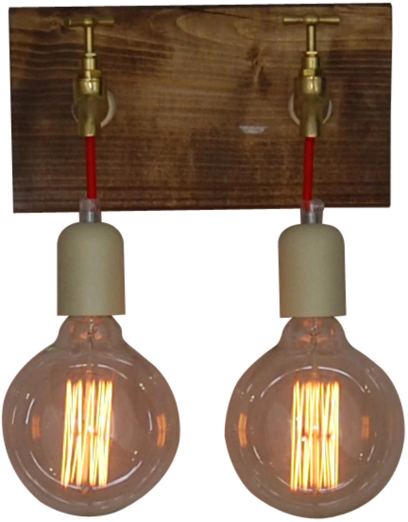 HL-079-2W HIKARI WALL LAMP BROWN RUSTY HOMELIGHTING 77-3118