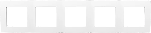 PRIME ΠΛΑΙΣΙΟ 5 ΘΕΣΕΩΝ IP20 ΛΕΥΚΟ ACA 1000119401