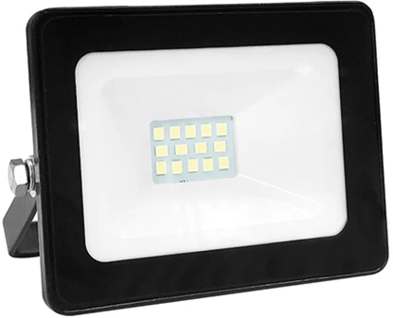 BLACK LED SMD FLOOD LUMINAIRE IP66 10W BLUE 230V ACA Q10B