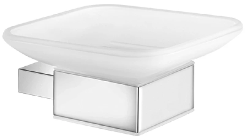 Σαπουνοθήκη Επιτοίχια Sanco Monogram Chrome 120402-A03