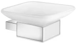 Σαπουνοθήκη Επιτοίχια Sanco Monogram Chrome 120402-A03