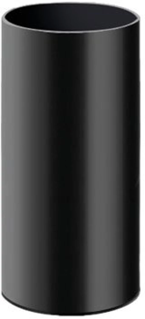 Ποτηροθήκη Επιτραπέζια 6x6x12 cm Brass Black Mat Sanco Metallic Bathroom Set 90151-M116