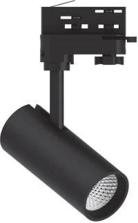 InLight Σποτ τριφασικής ράγας LED 10W 4000K σε μαύρη απόχρωση D:10cmX15,5cm T01002-BL