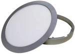 SILVER LED ROUND PC SLIM PANEL 26W 3000K 1830Lm230V Φ295Ra80 ACA STHERON2630R