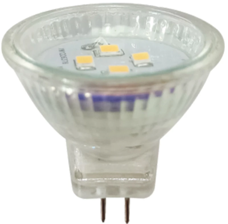 LED MR11 12V AC/DC 3W 6000K 120° 220Lm Ra80 ACA MR11283512CW
