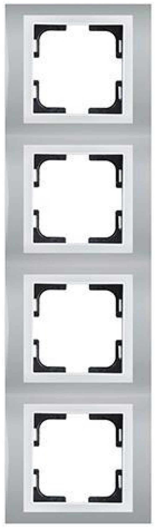 ΠΛΑΙΣΙΟ 4 ΘΕΣΕΩΝ ΝΙΚΕΛ Eurolamp 152-10803