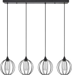 SE21-BL-B10-4BL-GR2 ADEPT PENDANT Black Metal Grid Pendant+ HOMELIGHTING 77-8759