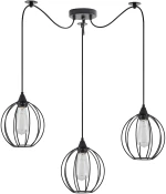 SE21-BL-B10-BL3-GR2 ADEPT PENDANT Black Metal Grid Pendant+ HOMELIGHTING 77-8755