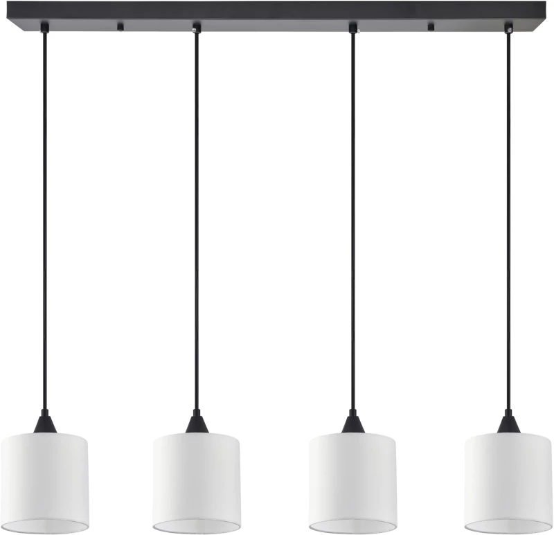 SE21-BL-B10-4BL-SH1 ADEPT PENDANT White Shade Pendant+ HOMELIGHTING 77-9021